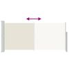 vidaXL izvelkama sānu markīze, 140x300 cm, krēmkrāsā