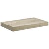 vidaXL sienas plaukts, ozolkoka krāsā, 40x23,5x3,8 cm, MDF