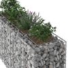 vidaXL Gabions pacelta gulta Sudraba 170 x 50 x 80 cm Cinkots tērauds
