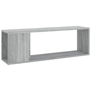 vidaXL TV plaukts, pelēka ozolkoka, 100x24x32 cm, inženierijas koks