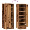 vidaXL apavu skapis Old Wood 32x35x92 cm Engineered Wood