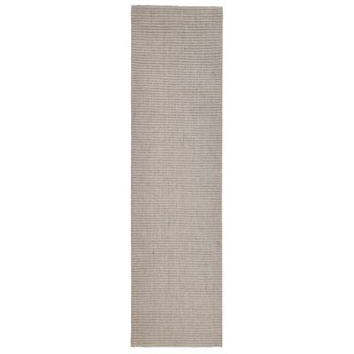 vidaXL paklājs, dabīgs sizals, 80x300 cm, smilšu krāsa