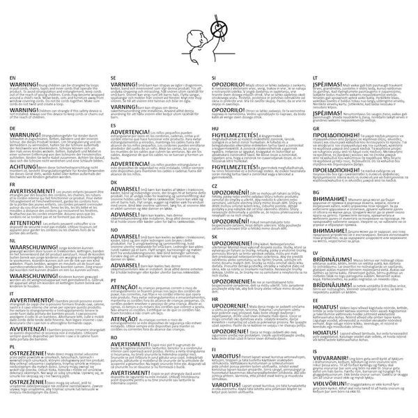 vidaXL kroku žalūzija antracīts 105x200 cm auduma platums 104,4 cm