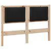 vidaXL Galvgalis Cits Brūna 120 cm Priedes masīvkoks