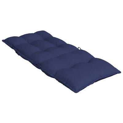 vidaXL dārza krēslu matrači, 4 gab., tumši zils oksforda audums