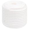 vidaXL Daudzfunkcionāla saimniecības virve 16 mm 50 m Balts PP