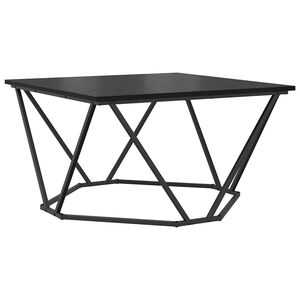 vidaXL Kafijas galdiņ&scaron; Melns ozolkoks 80 x 80 x 45 cm