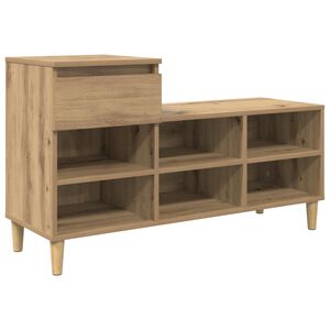 vidaXL Apavu skapis 102 x 36 x 60 cm Inženierijas koks Artisan Ozols