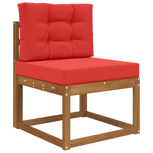 vidaXL Āra dīvāna spilvens 2 pcs Sarkana Poliesters