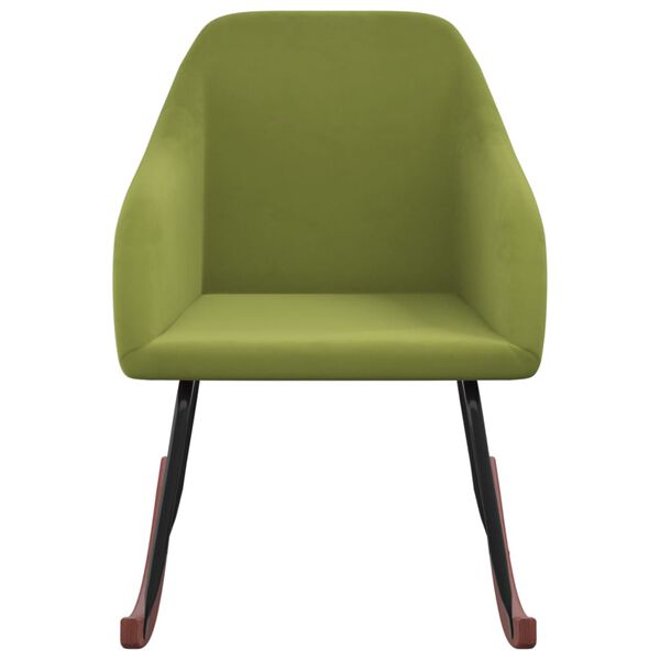 vidaXL &scaron;ūpuļkrēsls, gai&scaron;i zaļ&scaron; samts