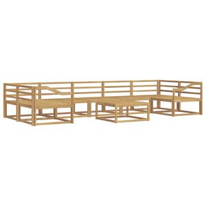 vidaXL Āra dīvānu komplekts 8 pcs Balts