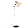 vidaXL grīdas lampa, 25 W, balta, 30x30x90-150 cm, E27