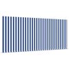 vidaXL Izvelkams jumtiņ&scaron; Zila un balta 300 x 200 cm