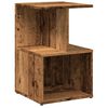 vidaXL Nakts skapis Old Wood 35x35x55 cm Engineered Wood