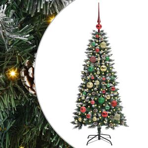 vidaXL Mākslīgā Ziemassvētku eglīte Zaļa 120 cm