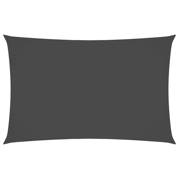 vidaXL saulessargs, taisnstūra, 2x5 m, antracītpelēks oksforda audums