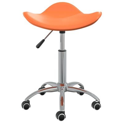 vidaXL salona krēsls, oranža mākslīgā āda