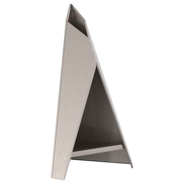 vidaXL Uguns bedre Brūna 58 x 40 x 100 cm Novecināts tērauds