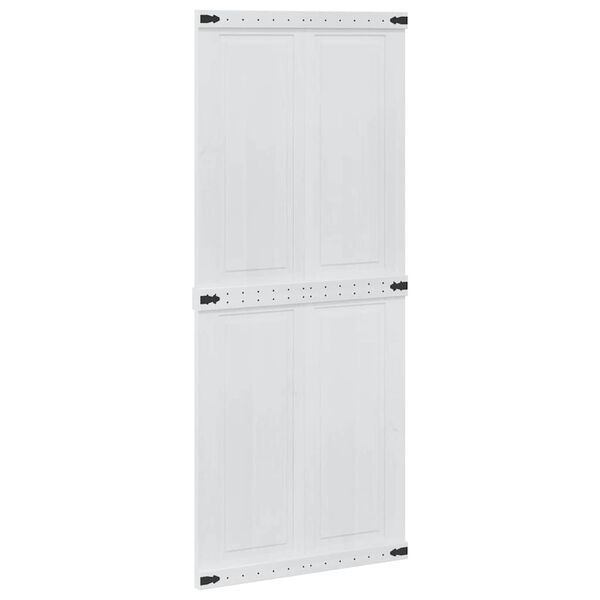 vidaXL Durvis Corona Balts 90 x 210 cm Inženierijas koks