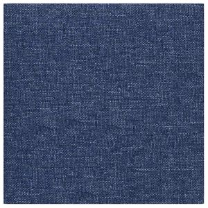 vidaXL Sienas galvgals 12 gab. 30 x 30 cm Zila audums