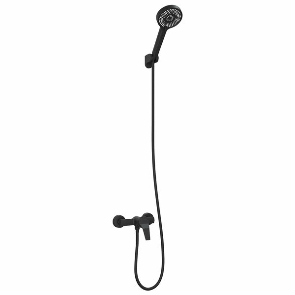 vidaXL Du&scaron;as galvas komplekts Melna G 1 / 2 collas Misiņ&scaron;