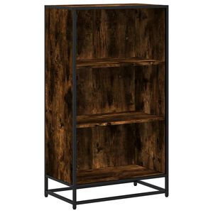 vidaXL grāmatu plaukts, ozola krāsa, 60x35x107,5 cm, inženierijas koks