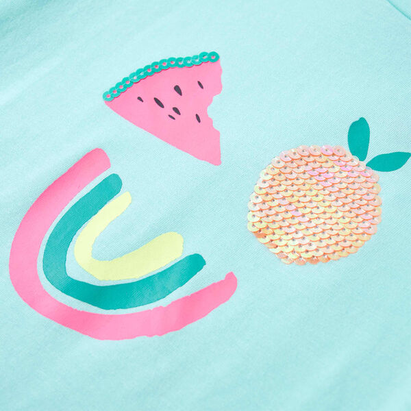 Bērnu T-krekls, gai&scaron;a piparmētru, 140