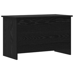 vidaXL Uzglabā&scaron;anas kaste ar uzglabā&scaron;anu Melns ozols 80 x 40 x 50 cm