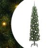 vidaXL Mākslīgā Ziemassvētku eglīte su 300 LED ar statīvu Zaļa 180 cm