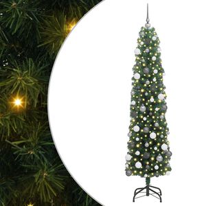 vidaXL Mākslīgā Ziemassvētku eglīte su 300 LED ar statīvu Zaļa 180 cm