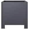 vidaXL dārza puķu kastes, 2 gab., antracītpelēkas, 30x30x30cm, tērauds