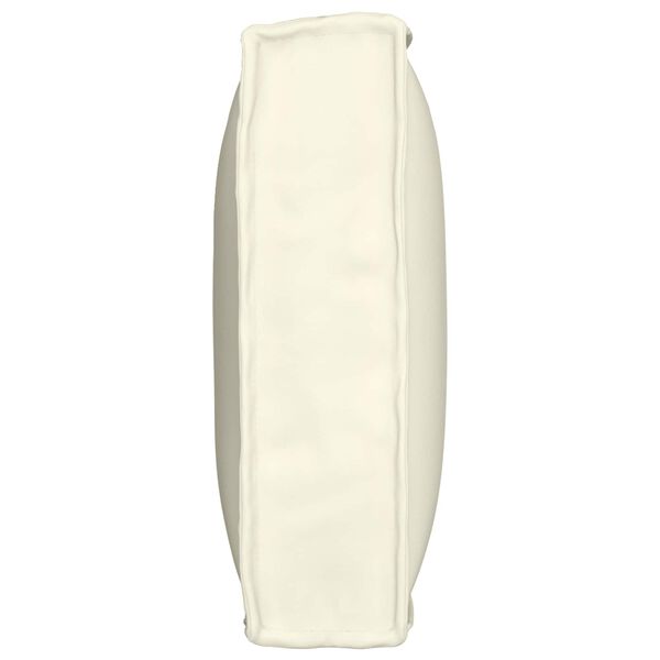 vidaXL Spilvens Krēmkrāsa 80 x 40 x 12 cm Oksforda audums