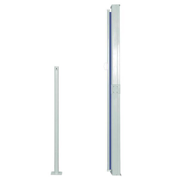 vidaXL izvelkama sānu markīze, zila, 170x300 cm