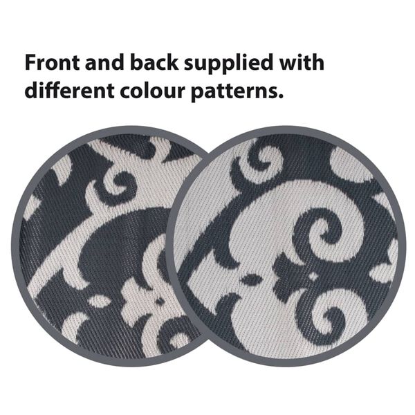 Bo-Camp āra paklājs Chill mat Oriental, 2,7x3,5 m, &scaron;ampanie&scaron;a krāsa