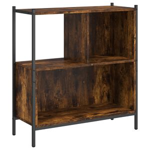 vidaXL grāmatplaukts, ozola krāsa, 72x28x77,5 cm, inženierijas koks