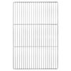 vidaXL Grila restes 60 x 40 cm Nerūsējo&scaron;s tērauds Sudraba