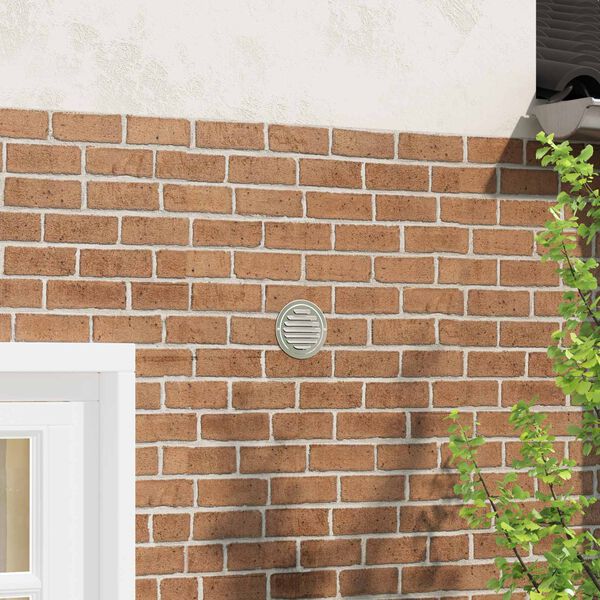 vidaXL Gaisa ventilācijas pārklāji 4 pcs Sudraba 80 mm