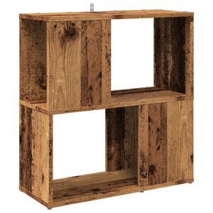vidaXL grāmatu plaukts, veca koka, 60x24x63 cm, inženierijas koks