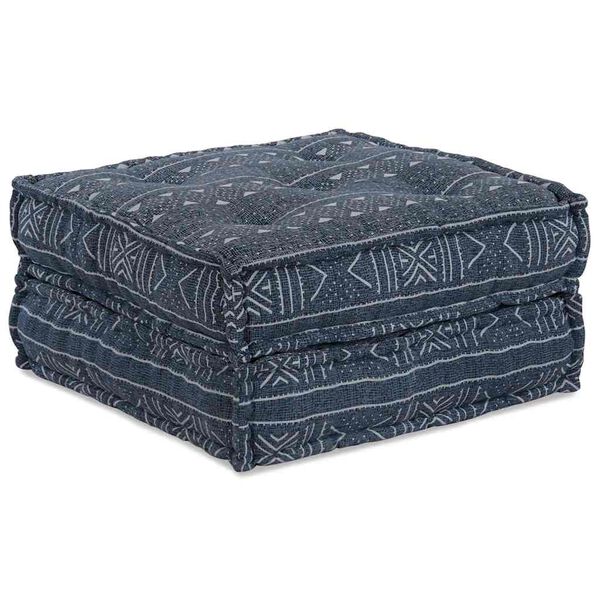 vidaXL Modulārais dīvāns Indigo druka 70 x 70 x 36 cm audums