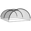 vidaXL beisbola tīkls, melns, 600x400x250 cm, poliesters
