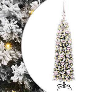 vidaXL Mākslīgā Ziemassvētku eglīte su 150 LED ar statīvu Zaļa 120 cm