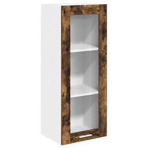 vidaXL Piekarams skapītis ar uzglabā&scaron;anu Dūmaka ozols 40 x 31 x 100 cm