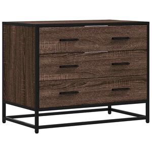 vidaXL atvilktņu plaukts, ozolkoka, 70x41x56 cm, inženierijas koks