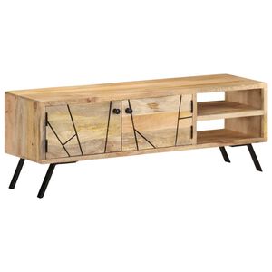 vidaXL TV skapītis, 110x30x40 cm, mango masīvkoks
