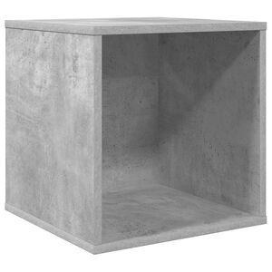 vidaXL Vinila albumu kaste Betona pelēks 37 x 36,5 x 38 cm