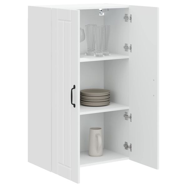 vidaXL Virtuves Skapis Augsta spīduma baltā krāsa 60 x 31 x 100 cm