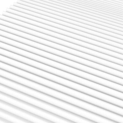 vidaXL putu matracis, balts, 200x200 cm, cietība H2, H3