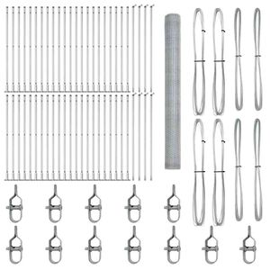 vidaXL Žoga āķis Sudraba