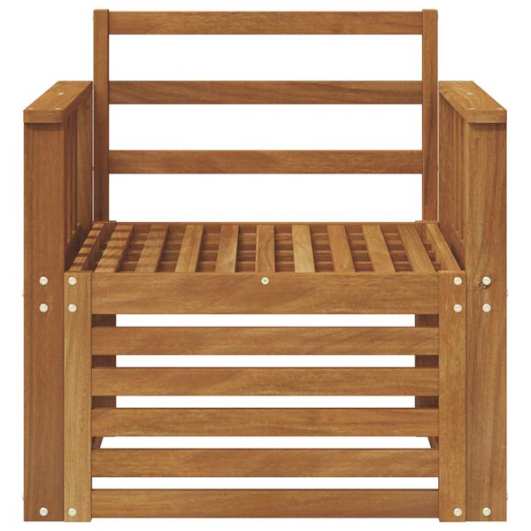 vidaXL Āra dīvānu komplekts Dabiska 71 x 63 x 73 cm