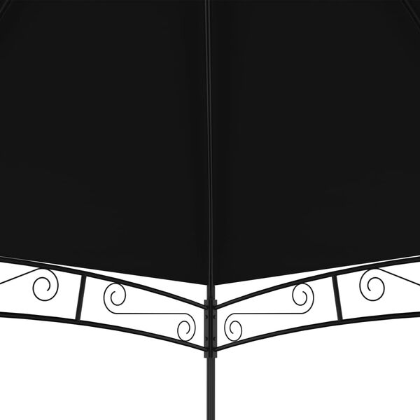 vidaXL dārza nojume, 3x3 m, antracītpelēka, 180 g/m&sup2;